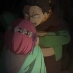 Natsuki Subaru chokes Ram out GIF Template