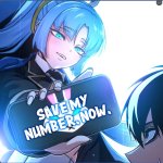 Save my number template
