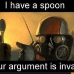 your argument is invalid