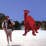 Prehistoric Park x Dungeon Meshi | image tagged in nigel marvin running,memes,anime meme,funny,lol,humor | made w/ Imgflip meme maker