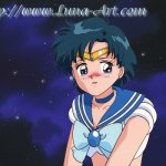 Snow White Hiroko/Sailor Mercury Crying Belly