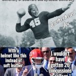 Geritol Joe Football helmet