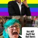 Dingle Barry is not Gay meme
