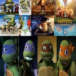 2012 Turtles Loves 4 Shrek Movies, 2 PIB Movies And Hoppers | image tagged in who loves 4 shrek movies 2 pib movies and hoppers,tmnt,hoppers,shrek,deviantart,teenage mutant ninja turtles | made w/ Imgflip meme maker