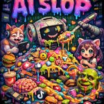 Yeah 4: The Attack of AI Slop | Be honest would you let your parents listen to your playlist? also use this template if you want to | image tagged in ai slop,why,why are you reading this,why are you reading the tags,stop reading the tags,plz | made w/ Imgflip meme maker
