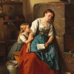 exhausted mother Berthold woltze