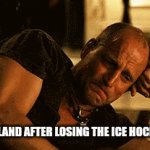 World championship ice hockey 2026 | Switzerland after losing the ice hockey final | image tagged in gifs,ice hockey,switzerland,finland,2026 | made w/ Imgflip video-to-gif maker