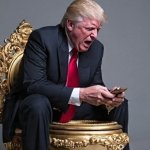 tRump on his golden throne