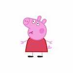 peppa pig eating GIF Template