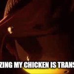 I honestly don't know how this happened | Me realizing my chicken is transgender | image tagged in gifs,what,chicken,why,strange | made w/ Imgflip video-to-gif maker