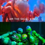 2012 Turtles reacts to Dry Bowser! | image tagged in tmnt,teenage mutant ninja turtles,super mario,crossover,deviantart,memes | made w/ Imgflip meme maker