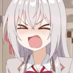Angry anime girl meme