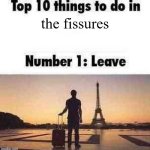 Day 551 of Arcane memes until the next season/series comes out. | the fissures | image tagged in top 10 things to do in blank,arcane | made w/ Imgflip meme maker