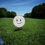 Goofy hitting Golf Ball from Battle for Dream Island. | image tagged in golf vaccine,bfdi,goofy,mickey mouse | made w/ Imgflip meme maker