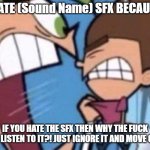 *sigh* Logokids are misophobic. | I HATE (Sound Name) SFX BECAUSE-; IF YOU HATE THE SFX THEN WHY THE FUCK YOU LISTEN TO IT?! JUST IGNORE IT AND MOVE ON?! | image tagged in cosmo yelling at timmy,logokids,sfx hating,idk what to put here | made w/ Imgflip meme maker