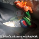 Lilly has found your sins unforgivable. template