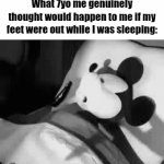 Add awesome title here | What 7yo me genuinely thought would happen to me if my feet were out while I was sleeping: | image tagged in gifs,relatable,relatable memes | made w/ Imgflip video-to-gif maker