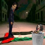 Marco Rubio pisses on Rashida Tlaib's flag meme