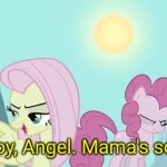 Good boy, Angel. Mama's so proud.