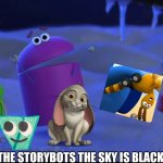 The sky is black The end is near