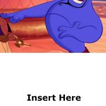 Genie laughs at which funny scene?