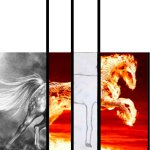 Fire horse 4 section meme