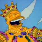 Homer simpson gold