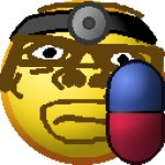 Dr. Soyberg holding pill emoji