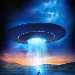 UFO | SLAVIC UFO LANDING IN MY YARD; GET IN, COMRADE—WE’RE ABDUCTING YOU STRAIGHT TO GRANDMA’S FOR BORSCHT | image tagged in ufo,slavic ufo | made w/ Imgflip meme maker
