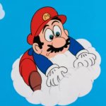 Mario Riding a Cloud