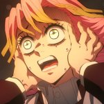 Kanroji Mitsuri scared because of Kibustuji Muzan's Explosion