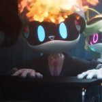 worker drone with burning head template