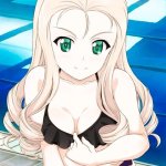 Marie at the pool