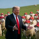 Donald Trump Sheeple MAGA ballcaps