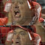 guy going from pumped to shocked