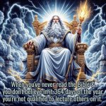Bible Hypocrisy meme