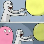 Guy yellow balloon
