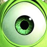 Mike Wazowski eye