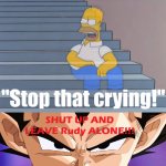 Vegeta Save Rudy From Homer