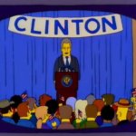 I AM CLIN TON  the simpsons