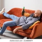 Lazy Guy On Couch