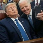 Sleepy Donald Trump projected this on Joe Biden