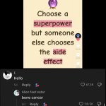 bone cancer superpower