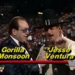 Gorilla Monsoon and Jesse Ventura