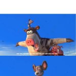 Barnyard animals about to crash into Who Place