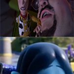 Ruby Gillman laughing at Al burps Woody's face? | image tagged in ruby gillman laughing at what,deviantart,ruby gillman,toy story,dreamworks,pixar | made w/ Imgflip meme maker