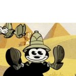 Squashed up mickey meme