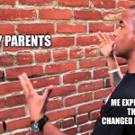 I wish I was lying | my parents; Me explaining that changed is not 18+ | image tagged in talking to wall,changed,furry | made w/ Imgflip meme maker