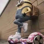 Minion Leaning Against the Wall
