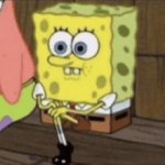 SpongeBob waiting